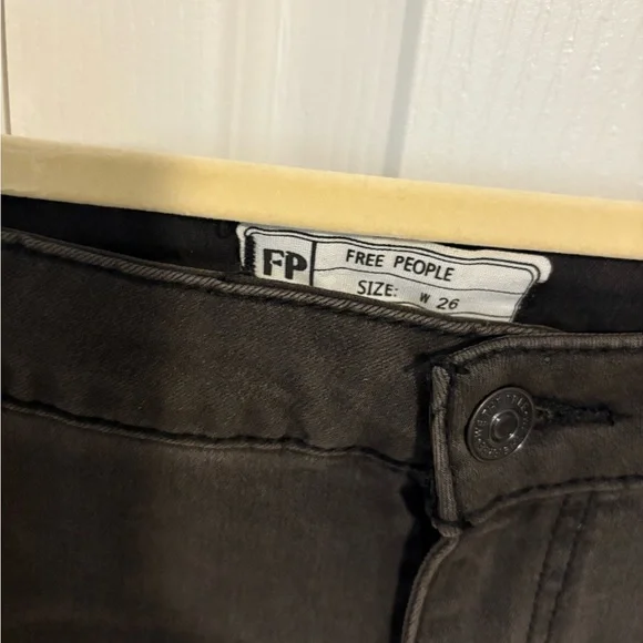 Women's Black Flared Jeans - Picture 2 of 5